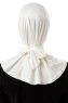 Sportif Plain - Creme Praktisk Viskos Hijab