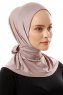 Sportif Plain - Steingrå Praktisk Viskos Hijab