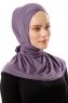 Sportif Cross - Mørk Lilla Praktisk Viskos Hijab
