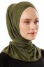 Sportif Cross - Khaki Praktisk Viskos Hijab