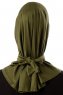 Sportif Cross - Khaki Praktisk Viskos Hijab