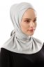 Sportif Cross - Lysegrå Praktisk Viskos Hijab