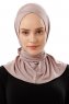 Sportif Cross - Steingrå Praktisk Viskos Hijab