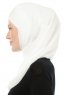 Alara Cross - Creme One Piece Chiffon Hijab
