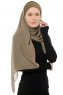 Alara Cross - Olivengrønn One Piece Chiffon Hijab