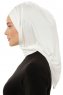 Isra Plain - Creme One-Piece Viskos Hijab