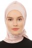 Isra Plain - Gammelrosa One-Piece Viskos Hijab