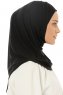 Hanfendy Plain Logo - Svart One-Piece Hijab