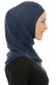 Hanfendy Plain Logo - Marineblå One-Piece Hijab