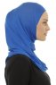 Hanfendy Plain Logo - Blå One-Piece Hijab
