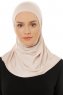 Hanfendy Plain Logo - Powder One-Piece Hijab