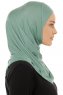 Hanfendy Plain Logo - Grønn One-Piece Hijab