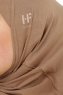 Hanfendy Cross Logo - Mørk Taupe One-Piece Hijab