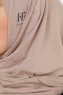 Hanfendy Cross Logo - Steingrå One-Piece Hijab