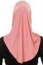 Hanfendy Cross Logo - Mørk Rosa One-Piece Hijab