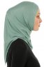 Hanfendy Cross Logo - Grønn One-Piece Hijab