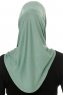 Hanfendy Cross Logo - Grønn One-Piece Hijab