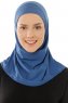 Micro Plain - Indigo One-Piece Hijab