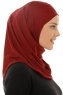 Micro Plain - Bordeaux One-Piece Hijab