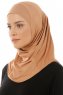 Micro Plain - Karamell One-Piece Hijab