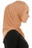 Micro Plain - Karamell One-Piece Hijab