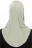 Micro Plain - Grønn One-Piece Hijab