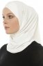 Micro Cross - Creme One-Piece Hijab