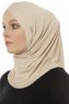 Micro Cross - Lys Taupe One-Piece Hijab