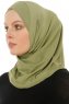 Micro Cross - Olivengrønn One-Piece Hijab