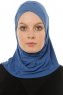 Micro Cross - Lyseblå One-Piece Hijab