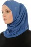 Micro Cross - Lyseblå One-Piece Hijab