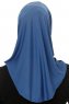 Micro Cross - Lyseblå One-Piece Hijab