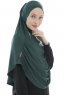 Roxelana - Mørk Grønn Lang Al Amira Hijab