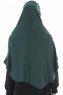 Roxelana - Mørk Grønn Lang Al Amira Hijab