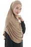 Roxelana - Lysebrun Lang Al Amira Hijab