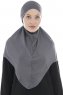 Sefa - Mørk Grå One-Piece Al Amira Hijab