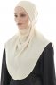 Ebrar - Lys Beige Crepe Chiffon Al Amira Hijab