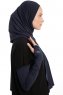 Azize - Marineblå Pro Scarf Sport Hijab Set