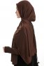 Azize - Brun Pro Scarf Sport Hijab Set