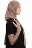 Azize - Mørk Taupe Pro Scarf Sport Hijab Set
