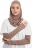 Bayda - Mørk Taupe Pro Sport Hijab Set