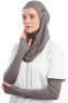 Bayda - Mørk Grå Pro Sport Hijab Set
