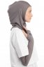 Bayda - Mørk Grå Pro Sport Hijab Set