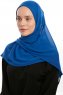 Eylem - Blå One Piece Chiffon Hijab
