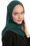 Eylem - Mørk Grønn One Piece Chiffon Hijab