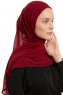 Sahar - Bordeaux One Piece Chiffon Hijab