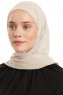 Sahar - Lys Beige One Piece Chiffon Hijab