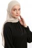 Sahar - Lys Beige One Piece Chiffon Hijab