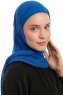 Sahar - Blå One Piece Chiffon Hijab