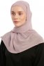 Sahar - Lilla One Piece Chiffon Hijab